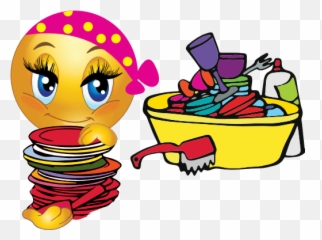 Washing Girl Smiley Emoticon Clipart I2clipart - Royalty Emoji,Little Girl Emoticon