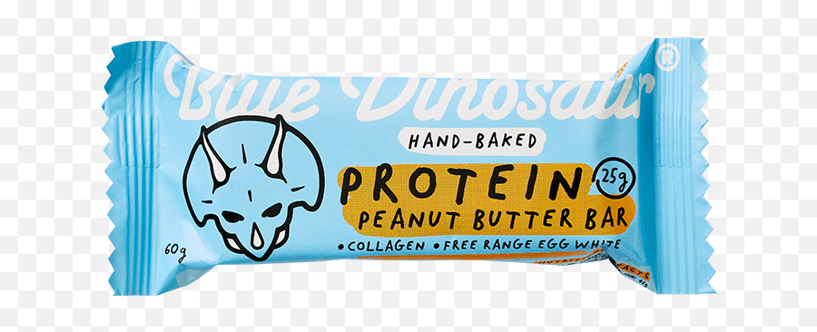 Protein Bars - Blue Dinosaur Emoji,Heart Emoticon Peanut Butter Bar