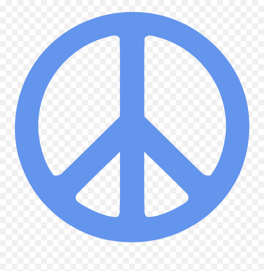 Peace Symbol Vector - Blue Peace Sign Clip Art Png Emoji,Dollar Signs Emojis