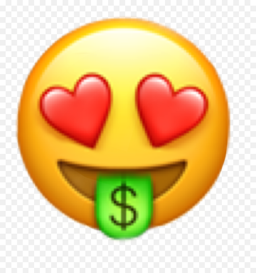 Rich Richforlove Love Badlove Emotka Sticker By Emoji,What's The Emoticon For Love In Her Eyes