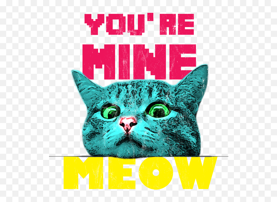 Retro Youre Mine Meow Gaming Cat Gamer Womenu0027s T - Shirt For Emoji,Shrodingers Emoticon Tshirt