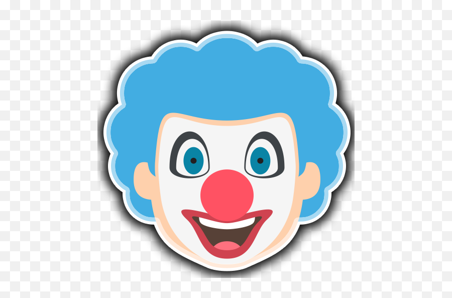 Clown Face Emoji Png - Royalpng,Slightly Smiling Emoji Transparent