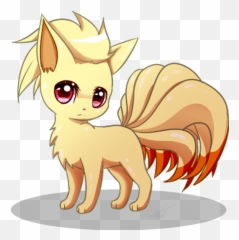 Download Pokemon Ninetales Kawaii Cute Fox Freetoedit Emoji,Discord Emoji Meatball