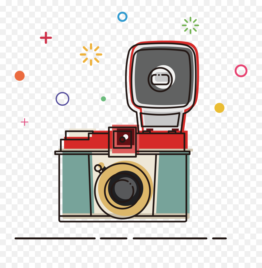 Cartoon Camera Flash Emoji,Camera Flash Emoji