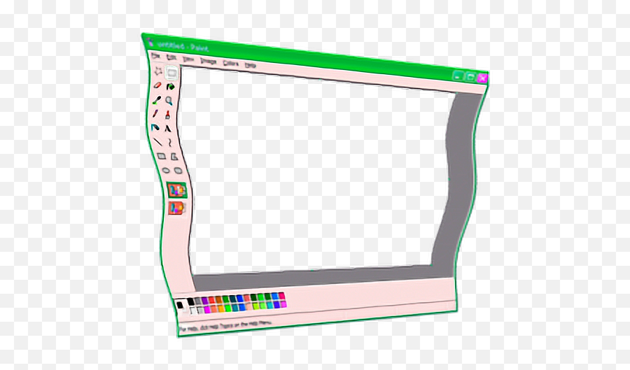 Paint экран. Рамка компьютерного окна. Компьютерные окна для фотошопа. Рамка из паинта. Компьютерное окно стикер.