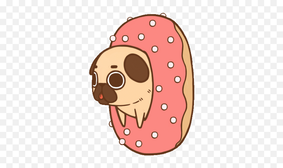 Dog Food Japan Kawaii Tambler Sticker By Edicius - Cute Pug Drawings Emoji,Dog Food Emoji