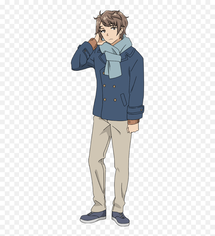 Character - Sakuta Azusagawa Jacket Emoji,Anime Where The Main Character Has No Emotions