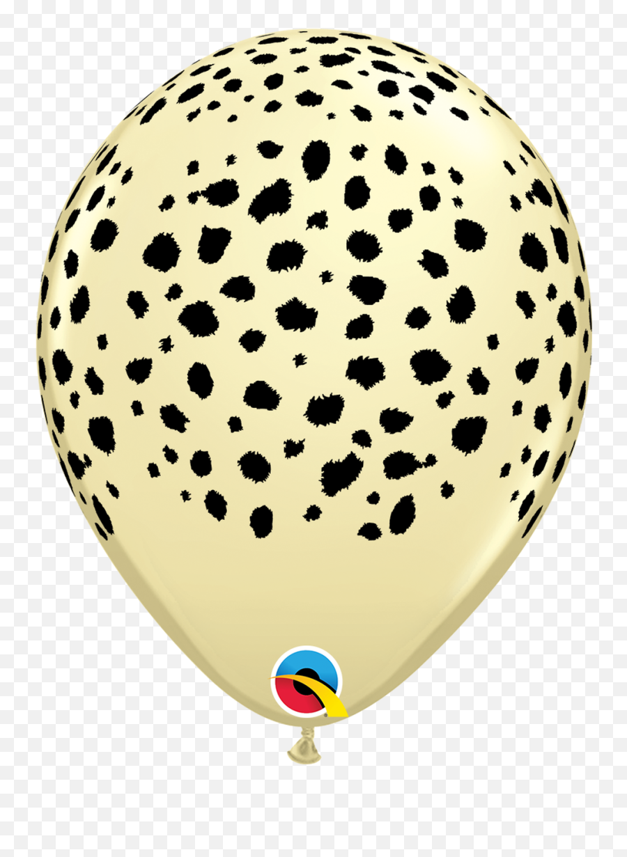 Q Animal Cheetah Spots Ivory Silk Print - Animal Print Latex Balloons Emoji,Cheetah Emoji