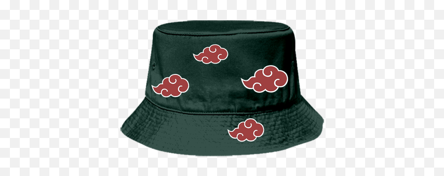 Akatsuki Bucket Hat Custom Bucket Cap - Costume Hat Emoji,Alien Emoji Bucket Hat