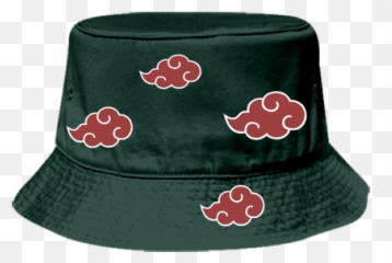 Akatsuki Bucket Hat Custom Bucket Cap - Costume Hat Emoji,Alien Emoji Bucket Hat
