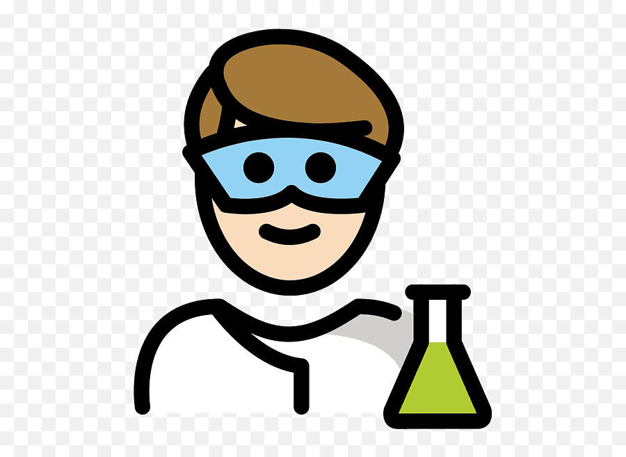 Man Scientist Emoji Clipart Free Download Transparent Png - Emoji,Pink Triangle Emoji