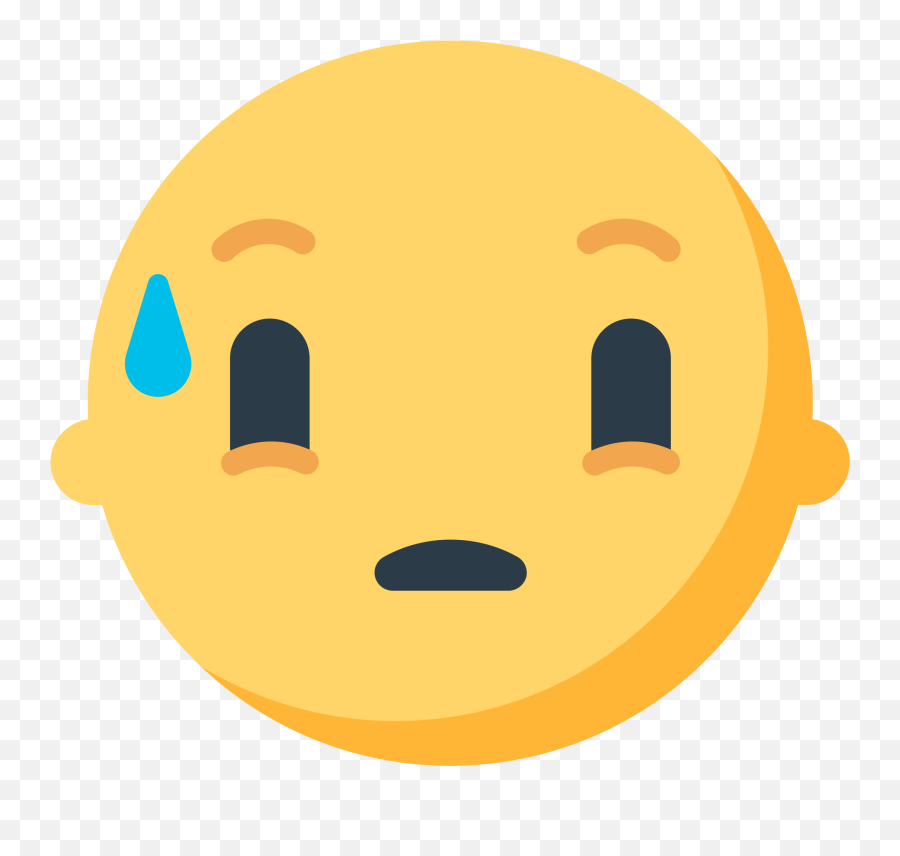 Sad But Relieved Face Emoji Clipart Free Download Transparent - Sad Emoji Mozilla,Sad Face Emoji