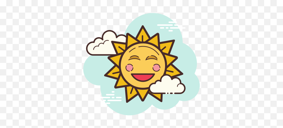 Smiling Sun Icon - Icons Aesthetic Logo Tik Tok Emoji,Sun Emoji For Computer