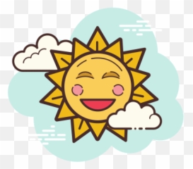 Smiling Sun Icon - Icons Aesthetic Logo Tik Tok Emoji,Sun Emoji For Computer