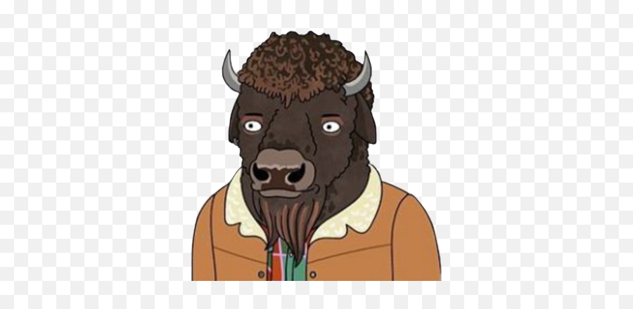 Guy - Bojack Buffalo Emoji,But With Real Human Emotions Family Guy