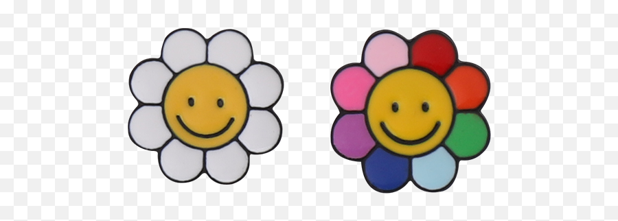 Takashi Murakami Pin - Shop Takashi Murakami Pin With Great Dot Emoji,Rainbow Japanese Emoticon