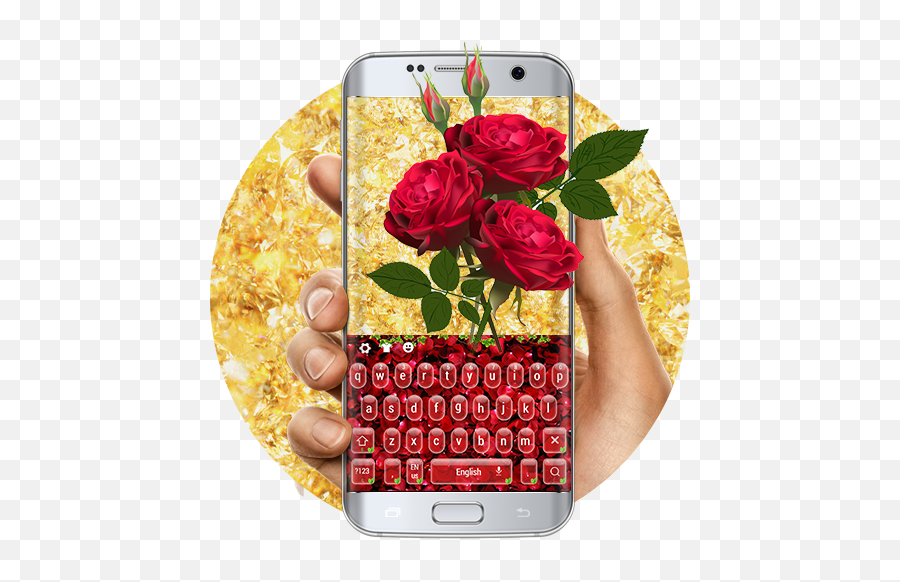 Rose Petal Love Keyboard - Google Play Roses Bunch Emoji,How To Make It Rain Emoticons On Wechat