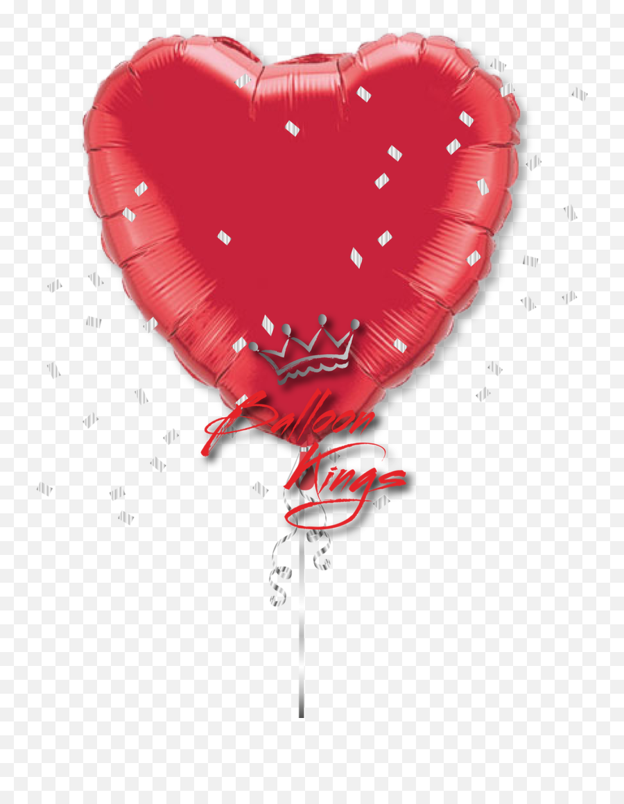 Large Red Heart - Mylar Heart Balloons Emoji,Single Emoji Hearts
