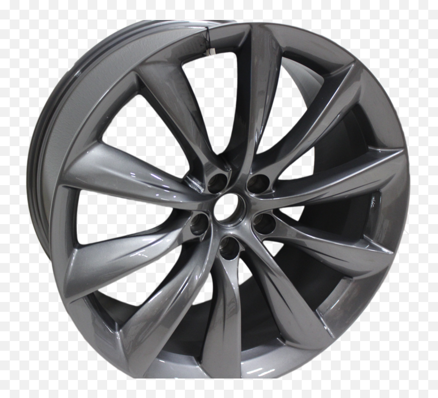 22x910 Staggered Tesla Model S Model X Gloss Gunmetal - Rim Emoji,Tesla Model X Emoticon