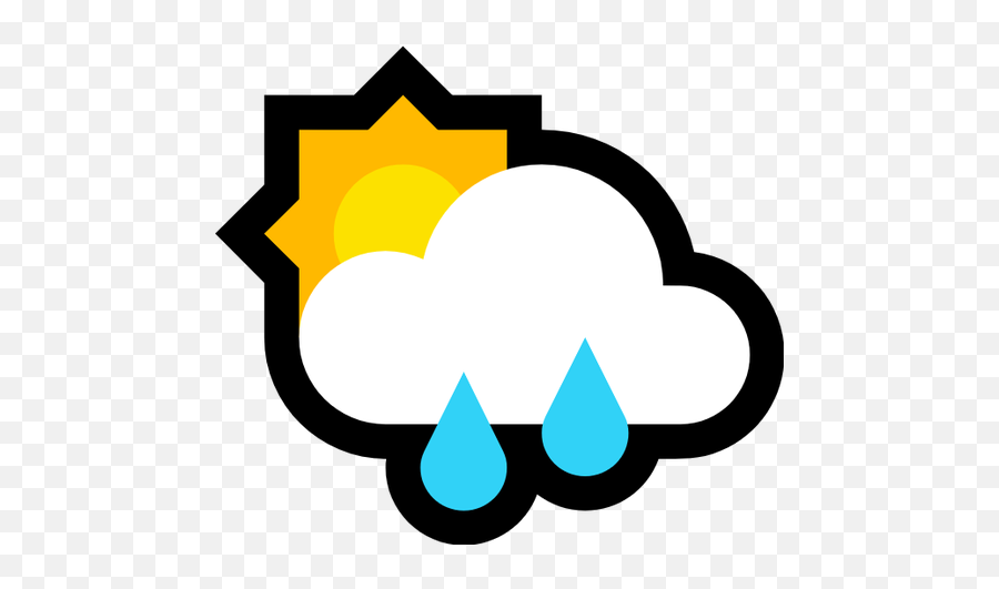 Windows Sun Behind Rain Cloud - Dot Emoji,Emojis Rainy Smiley