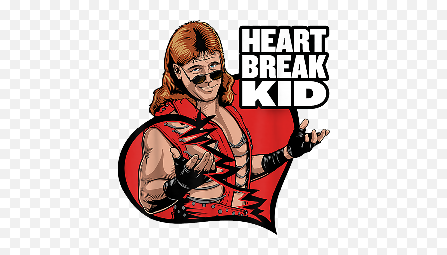 Wwe Shawn Michaels Heart Break Kid - Shawn Michaels Cartoon Emoji,Michaels Emoji Pillow