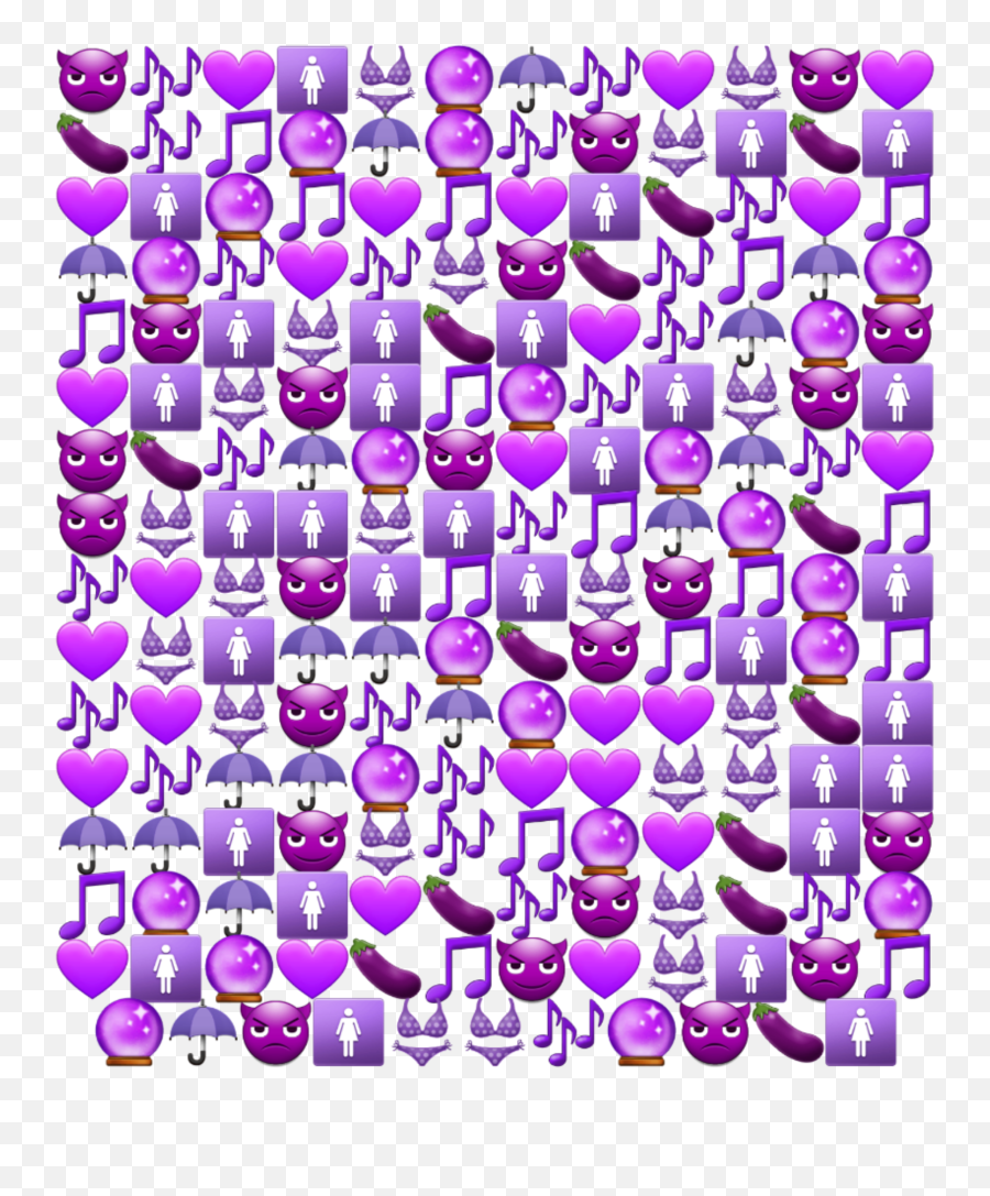 Purple Roxo Aesthetic Emojis Sticker By Lela - Vertical,Freedom Emoji
