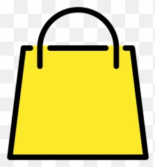 Shopping Bags Emoji Clipart - Top Handle Handbag,Emoji Gift Bag