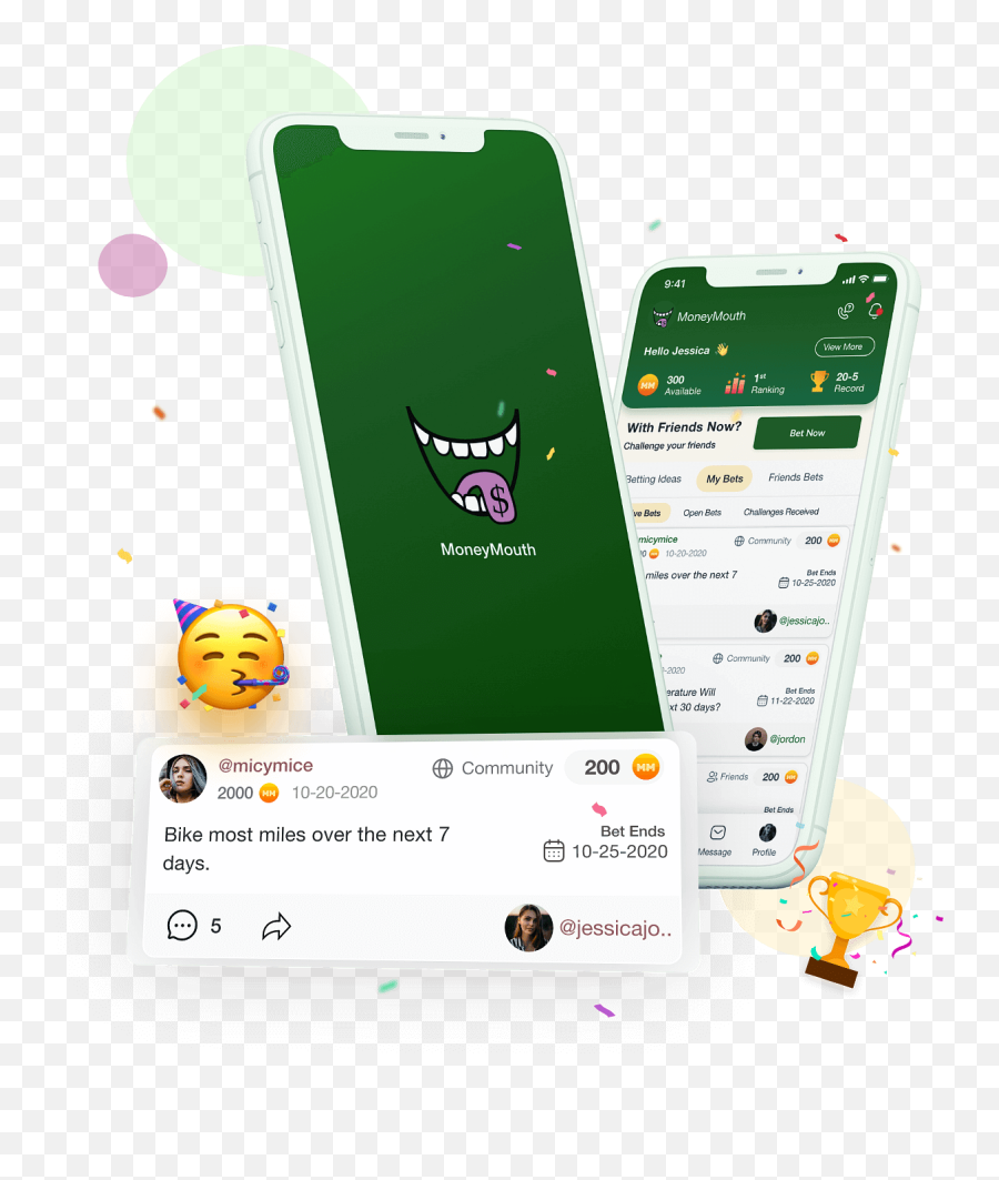 Uiux Design Process Money Mouth Case Study Cupsaucerstudio - Smartphone Emoji,Salty Bet Chat Emoticons