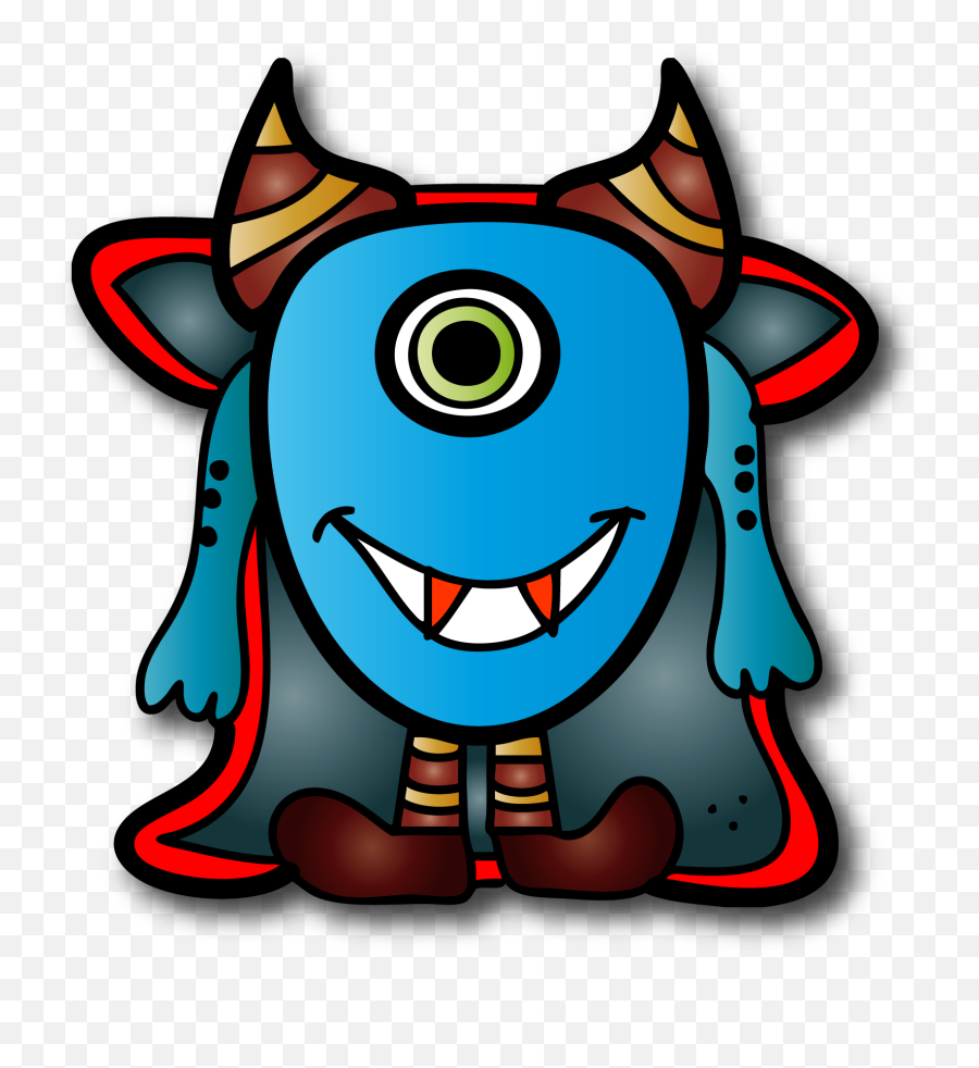 Monster Scary Monsters Little Monsters - Happy Emoji,Heartless Smiley Emoticon