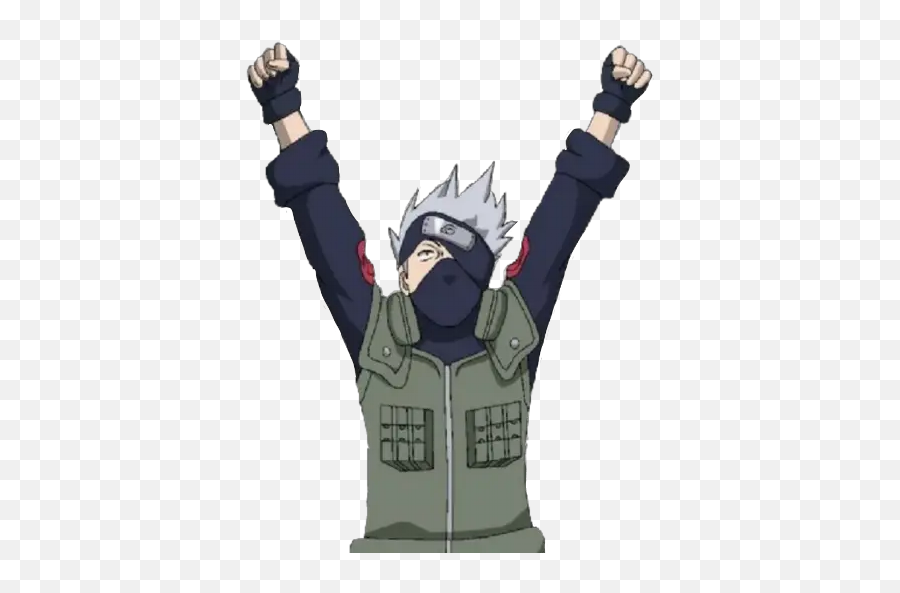 Kakashi Hatake Stickers For Whatsapp - Fictional Character Emoji,Emoji Movie Dab