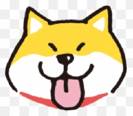 Shiba Emoji Whatsapp Stickers - Happy,Shiba Emoji