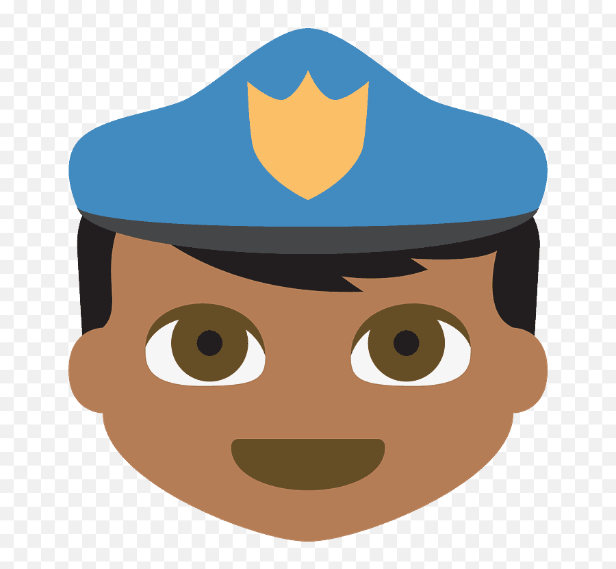 Police Officer Emoji Clipart - Happy,Beret Emoji