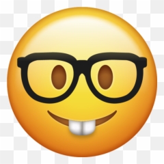 Nerd Emoji Png Transparent Background - Transparent Emoji Icon,Shrug Emoticon
