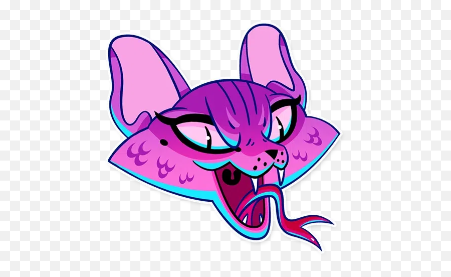 The Neon Cat Sticker Pack - Stickers Cloud Emoji,Why Does Animal Jam Use Cat Emojis