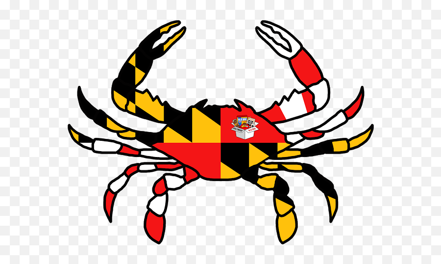 Whats In The Box Baltimore In A Box - Vector Maryland Flag Crab Emoji,Maryland Emoji