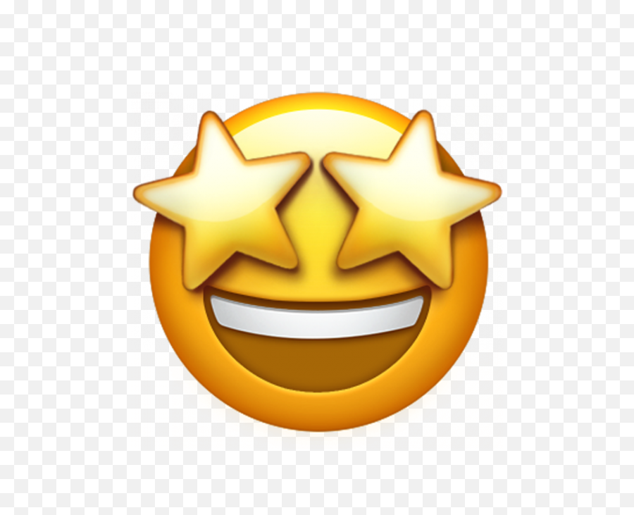 Star Eye Emoji Transparent Background - Emojis Png,Eyeballs Emoji