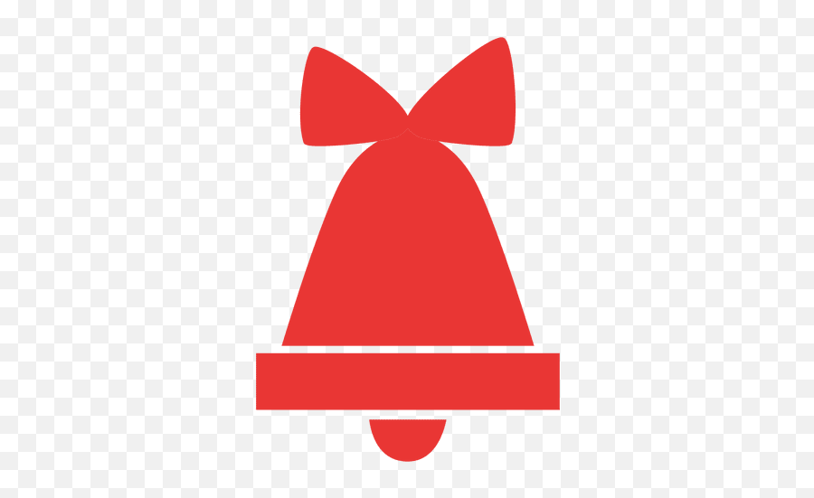 Christmas Bell Flat Icon Red 03 Transparent Png U0026 Svg Vector Emoji,Jingle Bell Emoji