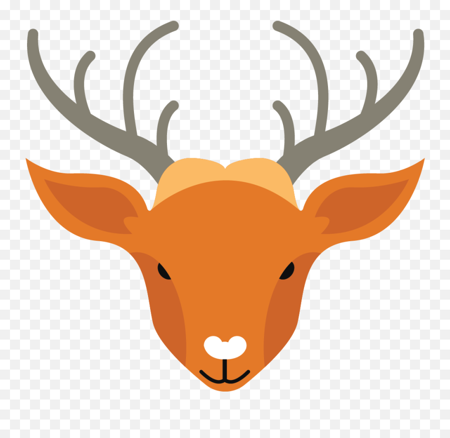 Animal Head Deer Face Illustration Graphic By Genta Emoji,Shake Face Emoji