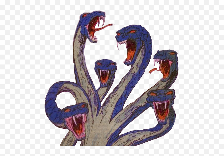 Hydra Snake The Dragon Sticker - Fictional Character Emoji,Hydra Emoji