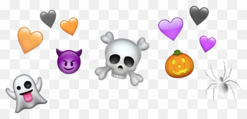 Halloween Emoji Iphone Cute Sticker - Happy,Halloween Emoji