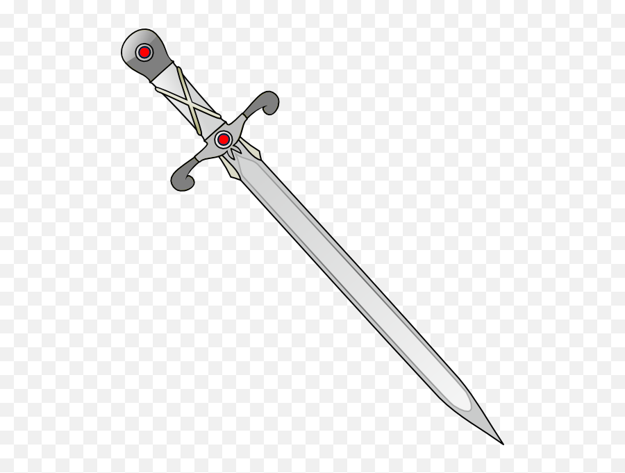 Swords Clipart Knife - Transparent Background Sword Clipart Medieval Long Sword Clipart Emoji,Knife Emoji Png