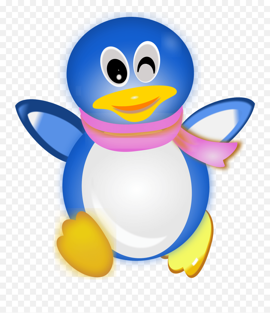 Winking Penguin Clipart Free Download Transparent Png - Happy Emoji,Penguin Shirt Emoji