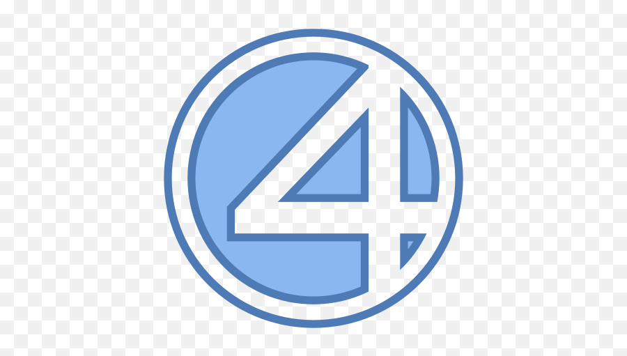 Fantastic Four Icon U2013 Free Download Png And Vector - Logo Fantastic 4 Symbol Emoji,Four Red Circles Emoji