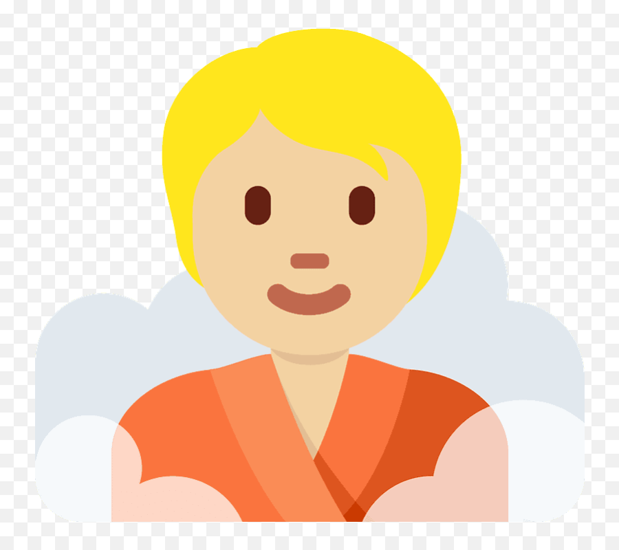 Person In Steamy Room Emoji Clipart - Happy,Steamy Emoji