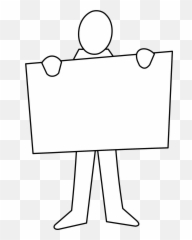 Man Holding A Blank Poster Board Emoji,Masked Emotions Meme Template