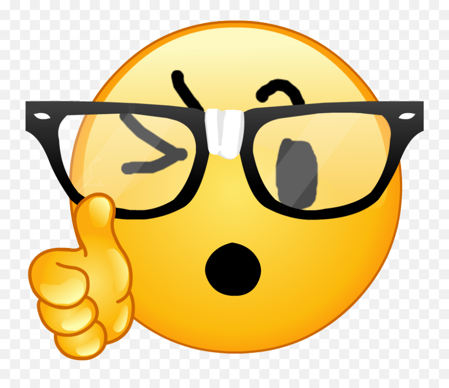 Download Discord Signal Smiley Thumb - Clipart Nerd Emoji,Thumb Emoji