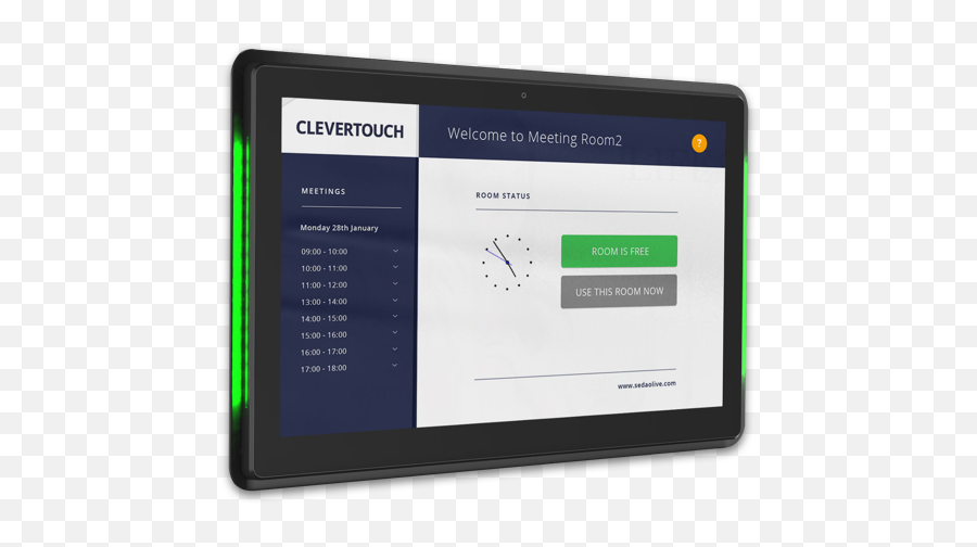 Clevertouch Technologies Interactive Screens Smart - Clevertouch Meeting Room Booking Emoji,Emojis Iphone Pouce