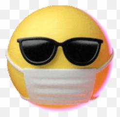 Say Hello To The Facemask Emoji - Emoji With Mask Gif,Mask Emoji