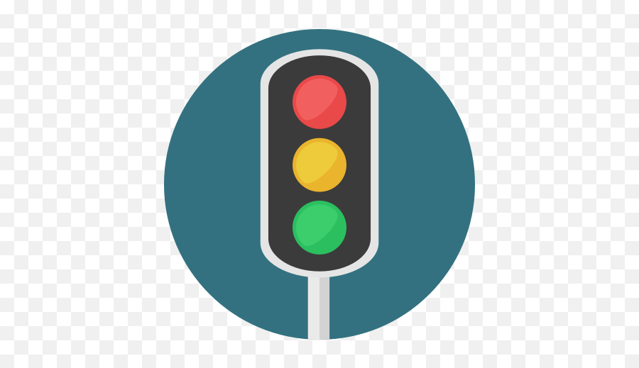 Traffic Light Icon In Infographic Style - Traffic Light Flat Icon Emoji,Green Stoplight Emoji