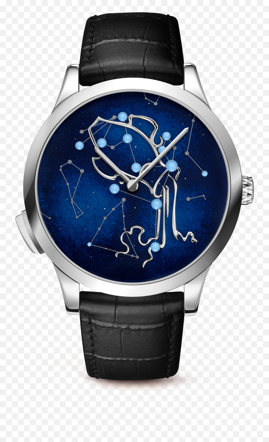 Midnight Zodiac Lumineux Aquarius Watch - Vcaro8tj00 Van Van Cleef And Arpels Leo Watch Emoji,Twitter Emoticons Aquarius